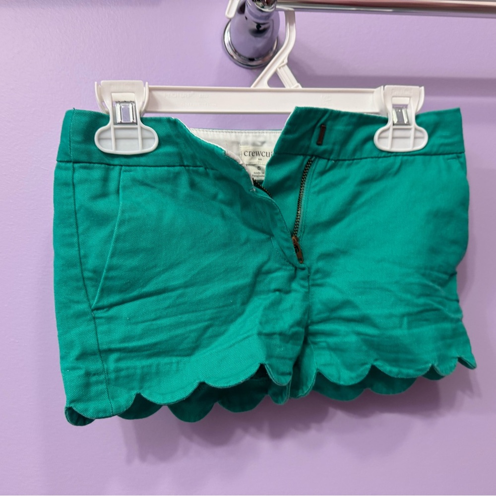 Crewcuts Green Scalloped Women's Shorts